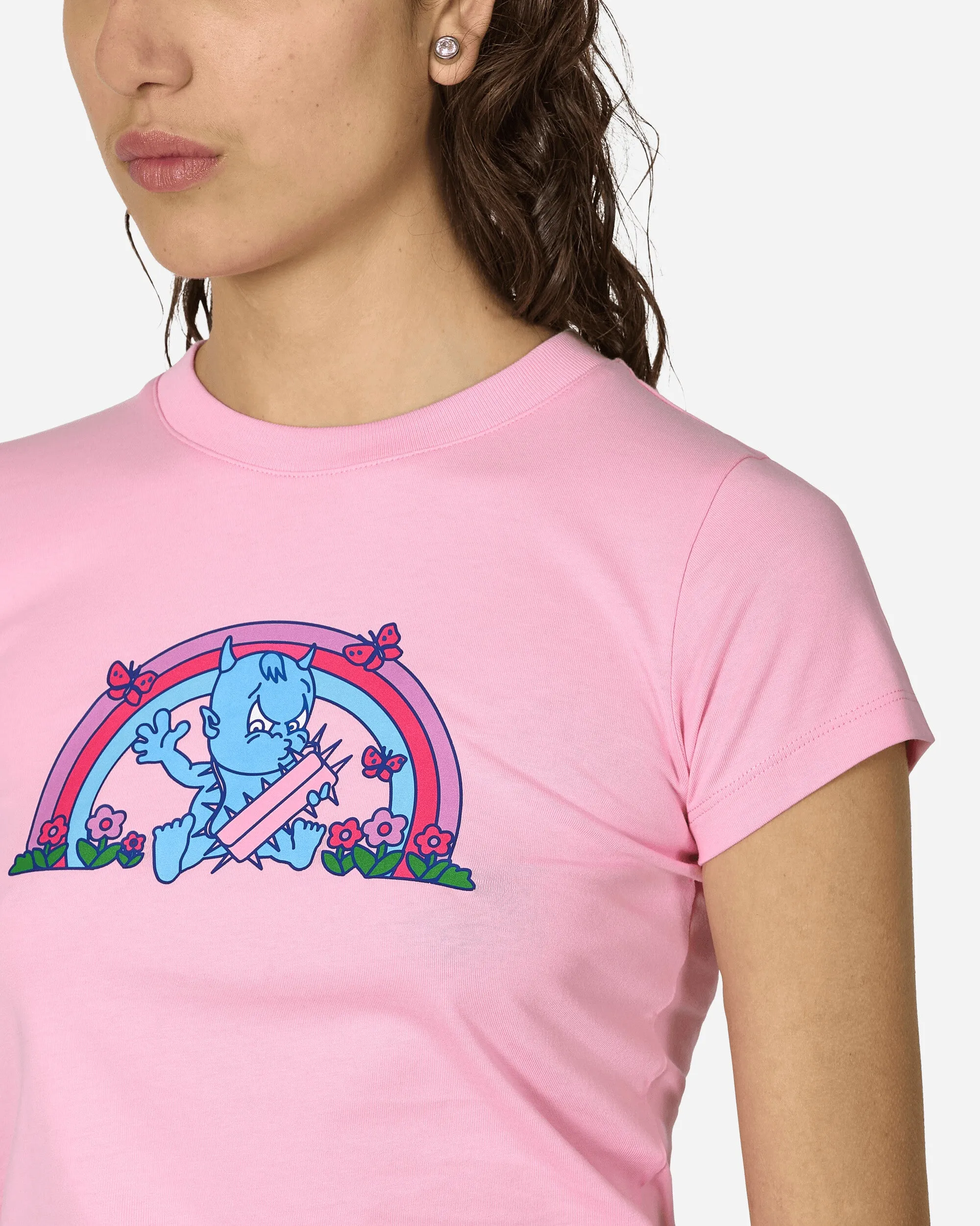 Happy Devil Mini T-Shirt Pink