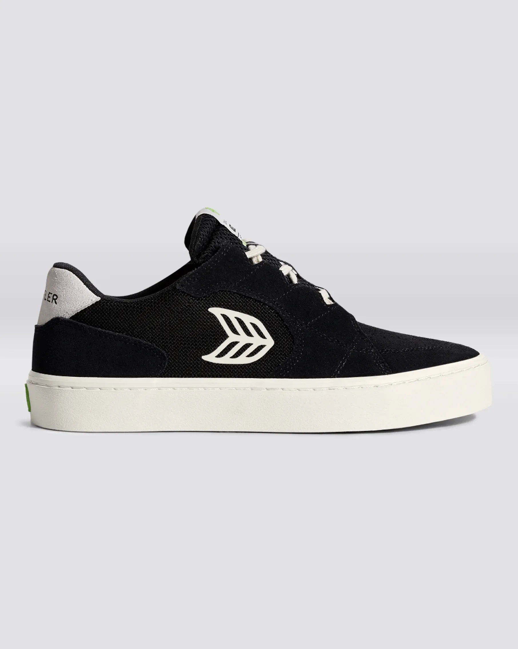 Hoefler T20 Schuhe in Schwarz Wildleder & Elfenbein