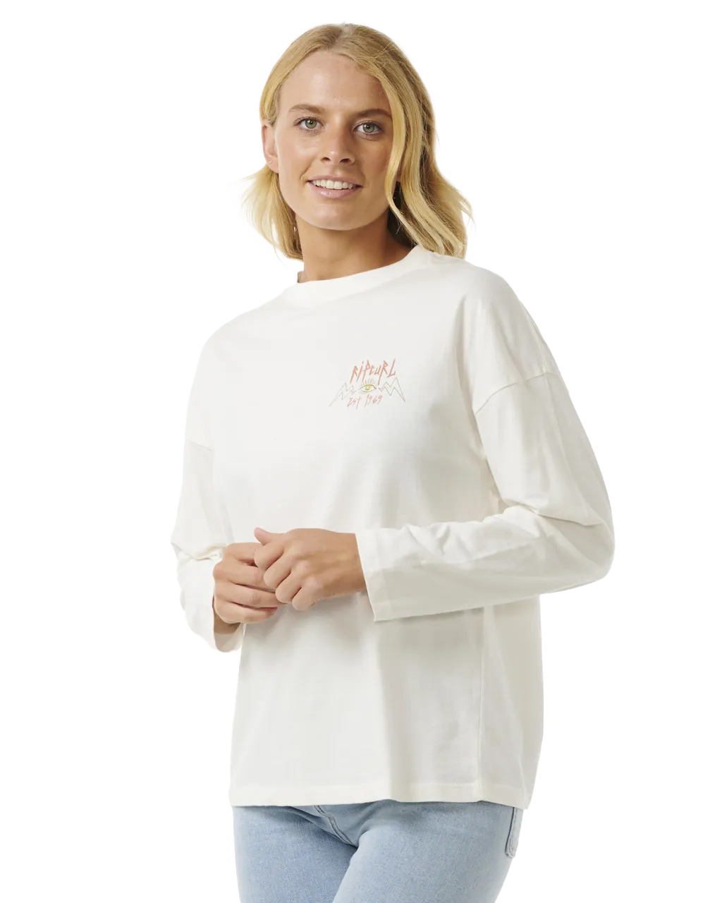 Hypnotic Eye Heritage T-Shirt in Knochenfarbe