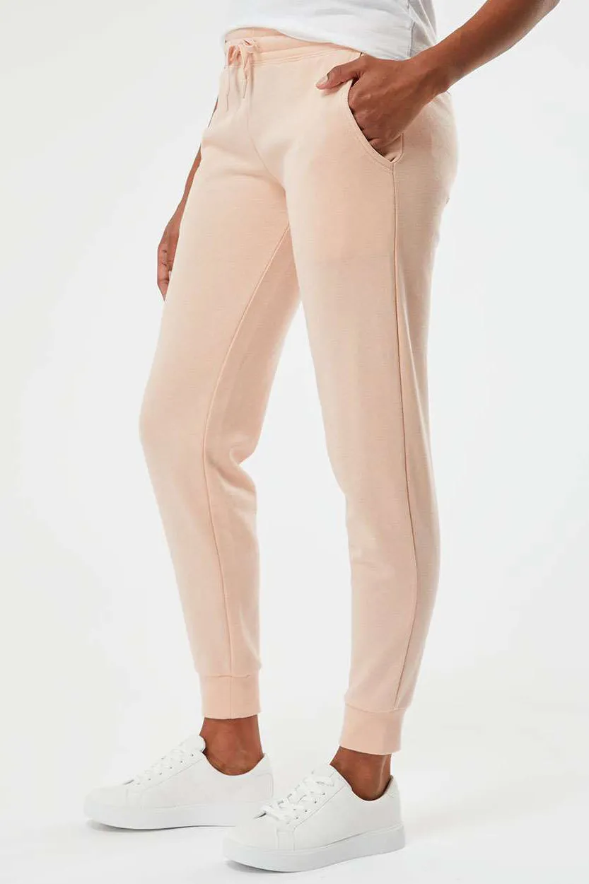 Independent Trading Company Damen California Wave Wash Sweathose mit Taschen - Blassrosa