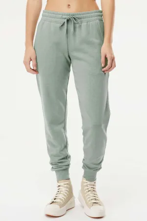 Independent Trading Company Damen California Wave Wash Sweathose mit Taschen - Salbeigrün