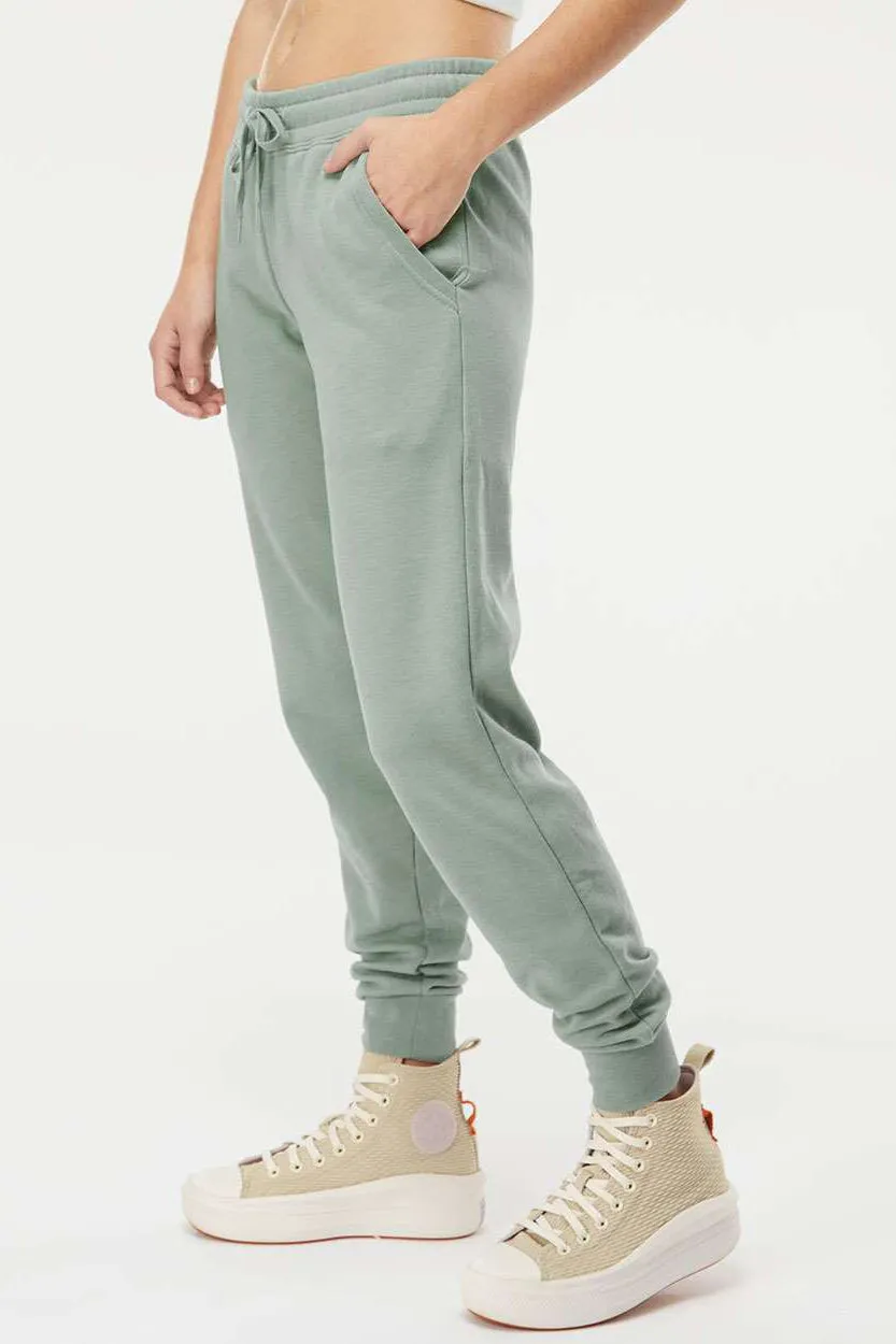 Independent Trading Company Damen California Wave Wash Sweathose mit Taschen - Salbeigrün