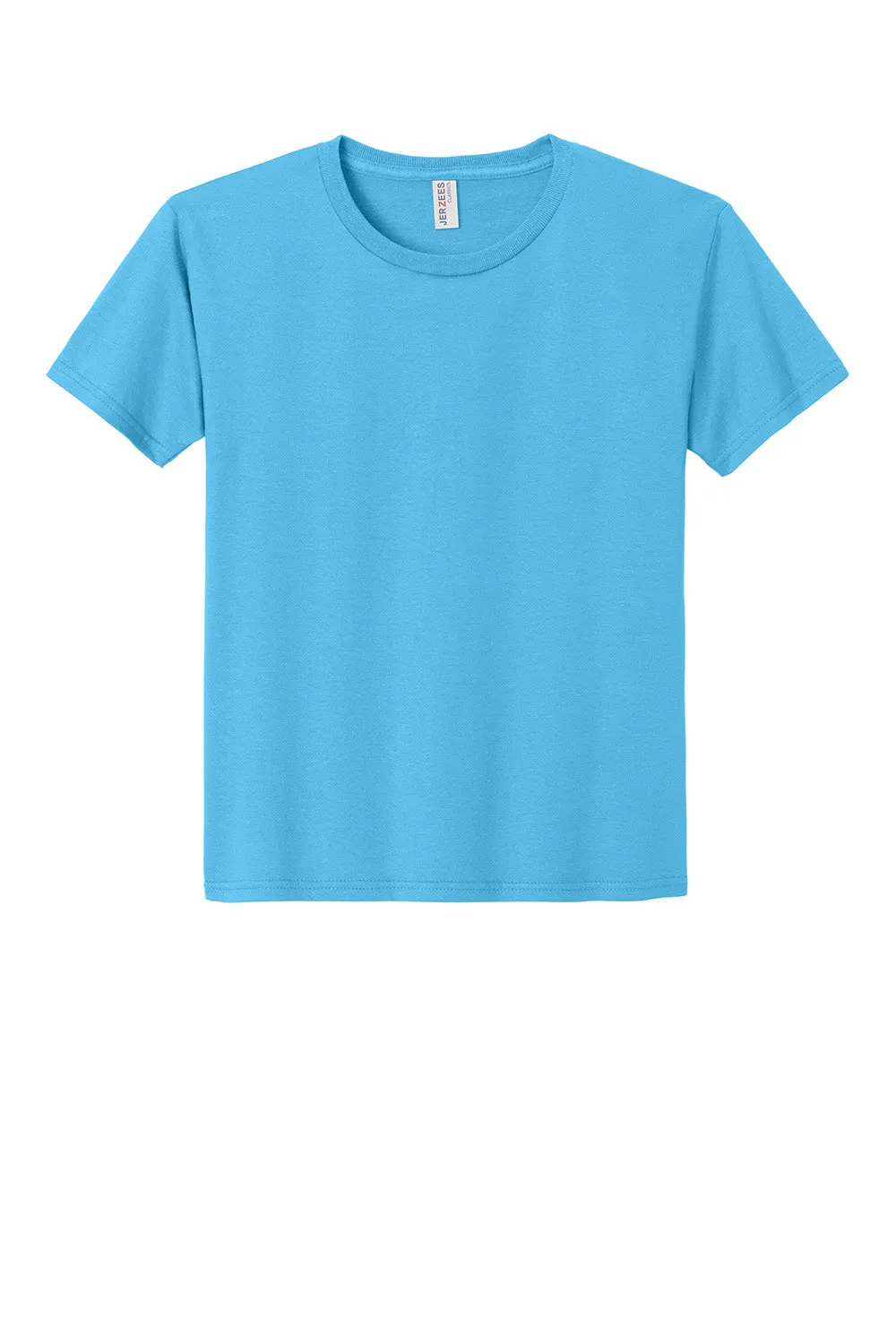 Jerzees Youth Classics Kurzarm T-Shirt mit Rundhalsausschnitt - Aquamarinblau