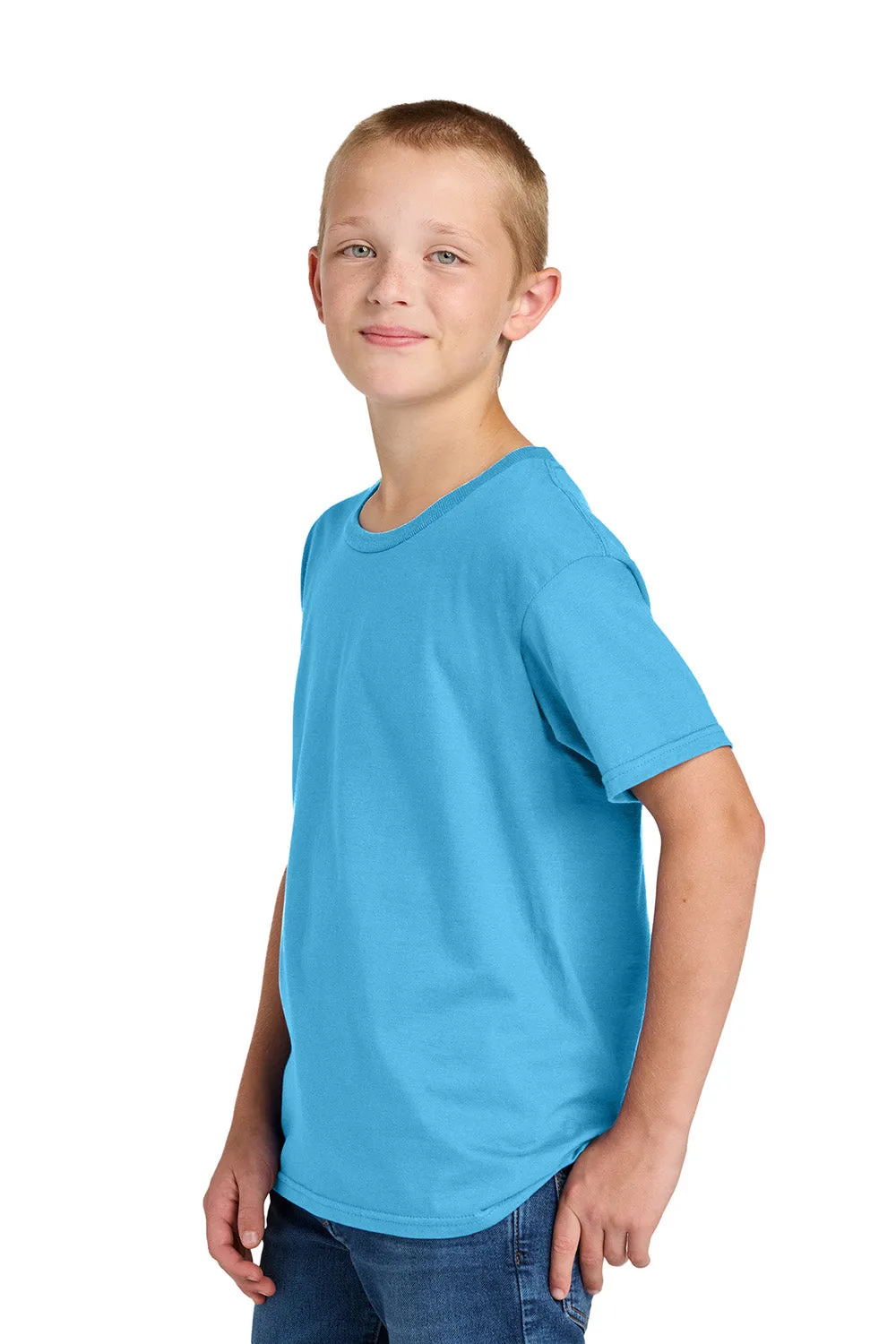 Jerzees Youth Classics Kurzarm T-Shirt mit Rundhalsausschnitt - Aquamarinblau