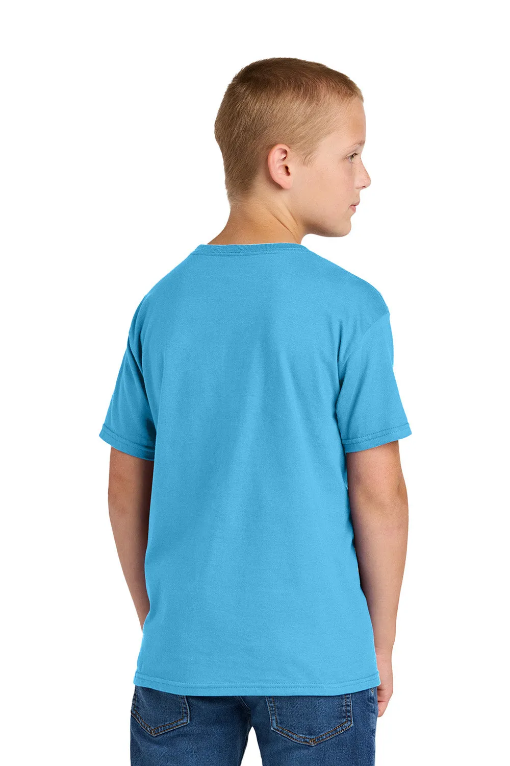 Jerzees Youth Classics Kurzarm T-Shirt mit Rundhalsausschnitt - Aquamarinblau