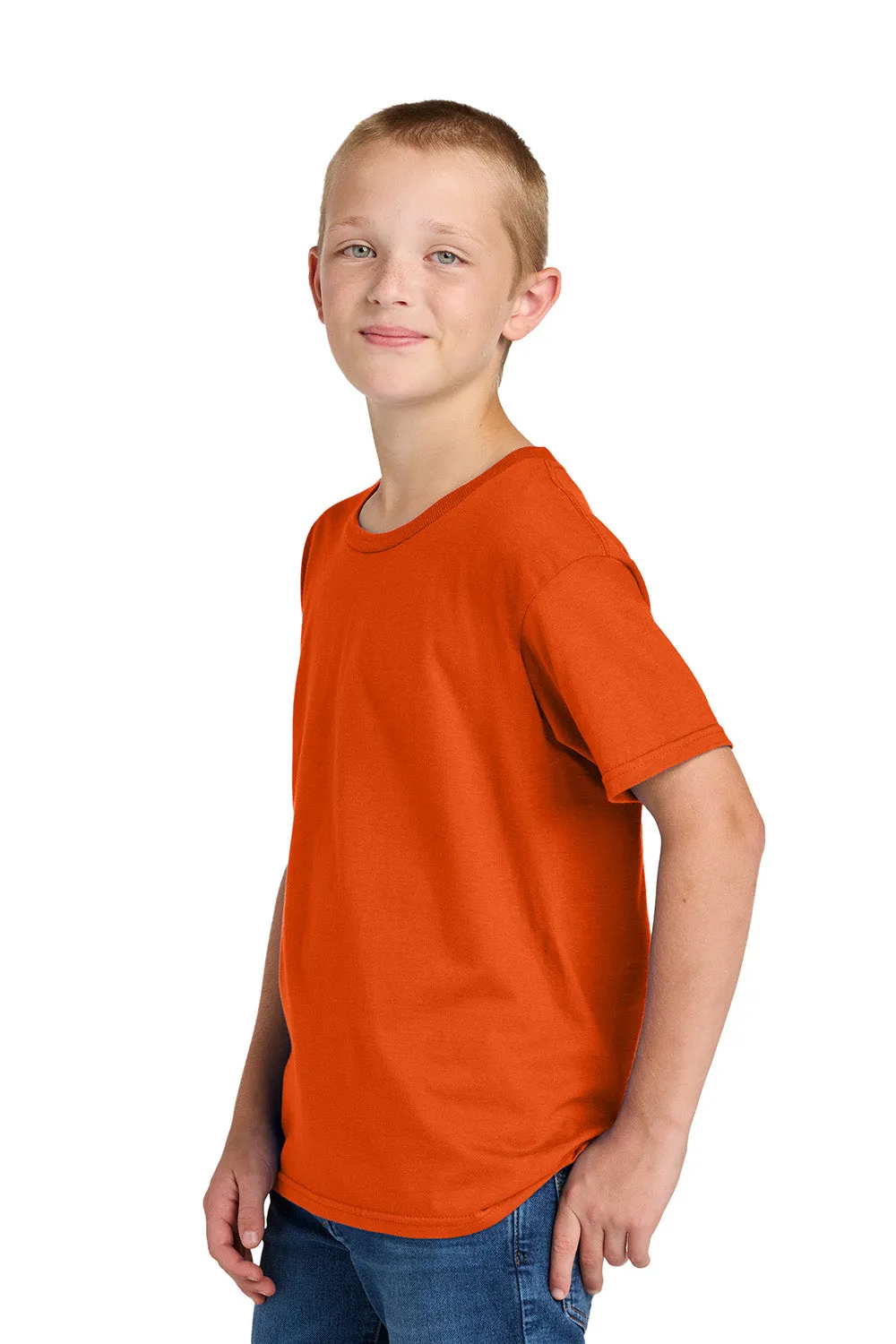 Jerzees Youth Classics Kurzarm Rundhals T-Shirt - Gebranntes Orange