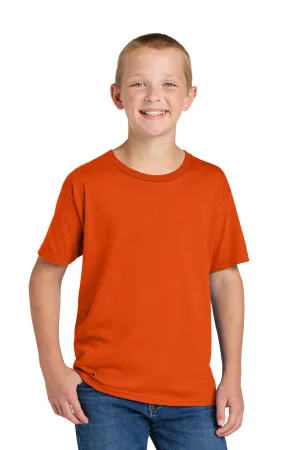 Jerzees Youth Classics Kurzarm Rundhals T-Shirt - Gebranntes Orange