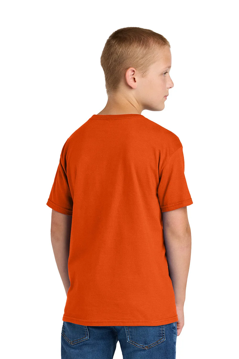 Jerzees Youth Classics Kurzarm Rundhals T-Shirt - Gebranntes Orange