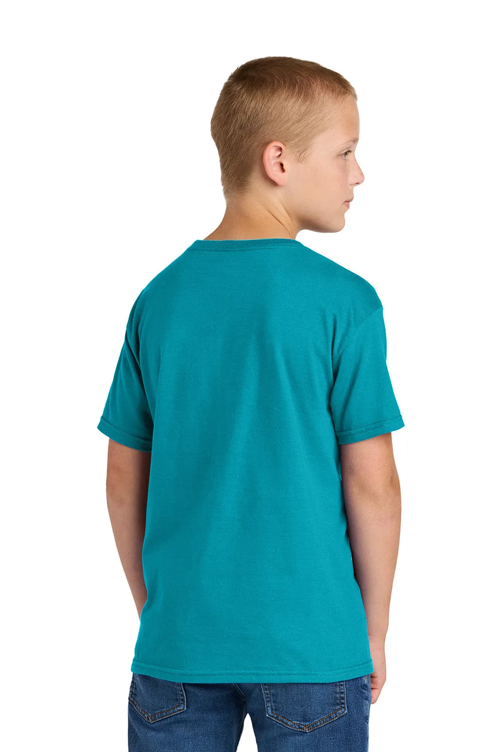 Jerzees Youth Classics Kurzarm Rundhals T-Shirt - Kalifornien Blau