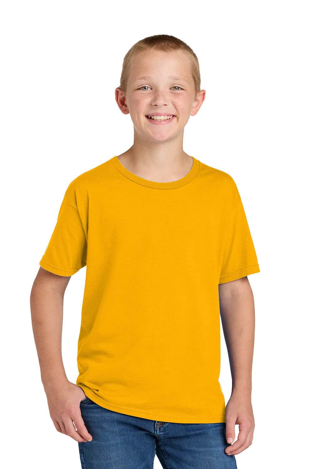 Jerzees Youth Classics Kurzarm Rundhals T-Shirt - Gold