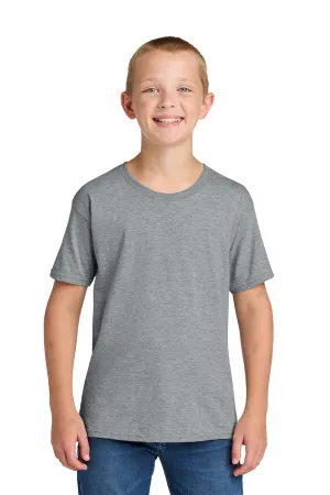 Jerzees Youth Classics Kurzarm Rundhals T-Shirt - Heather Grau