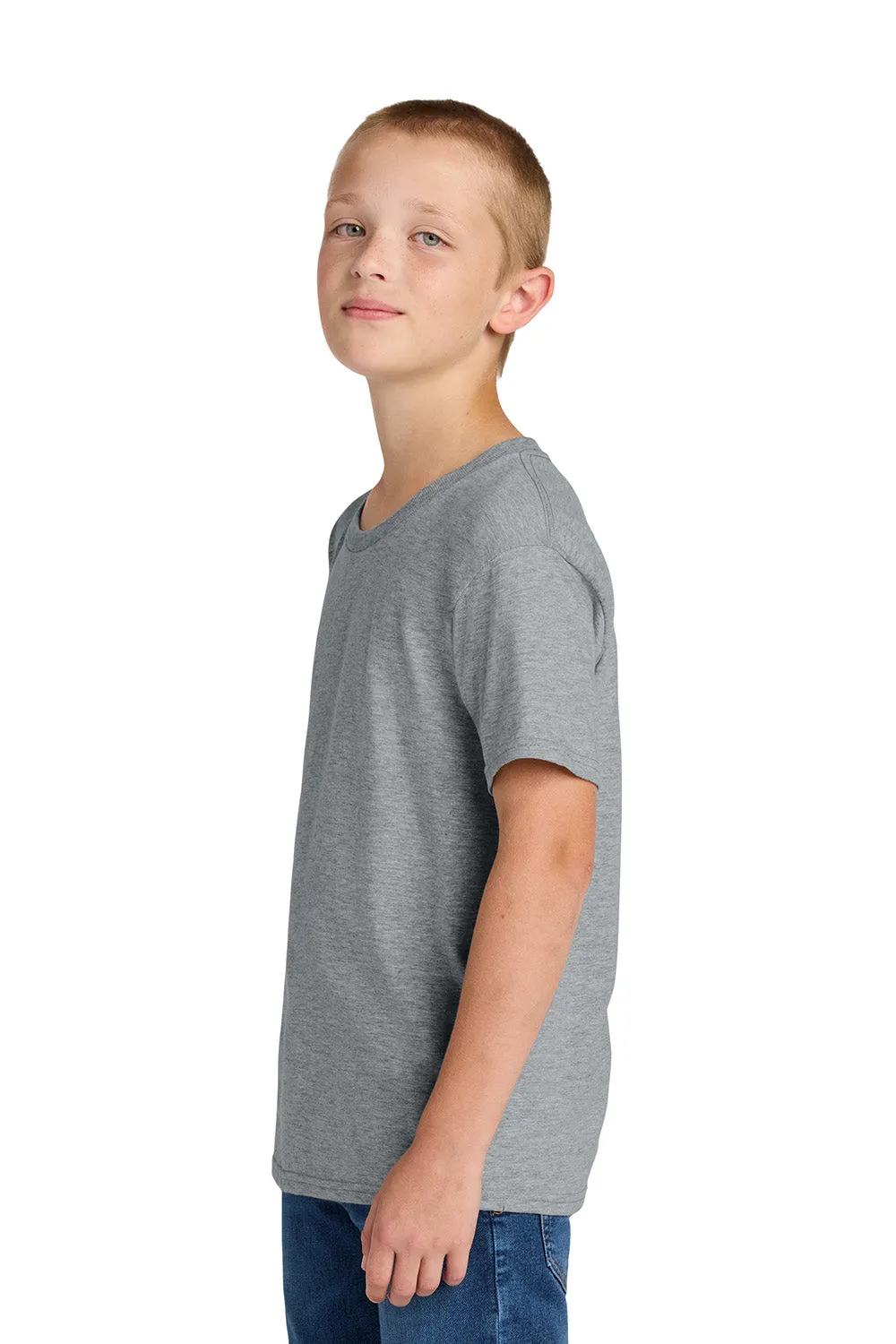 Jerzees Youth Classics Kurzarm Rundhals T-Shirt - Heather Grau