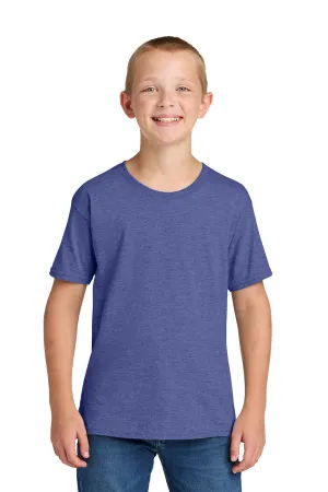 Jerzees Youth Classics Kurzarm-Rundhals-T-Shirt - Heather Retro Lila