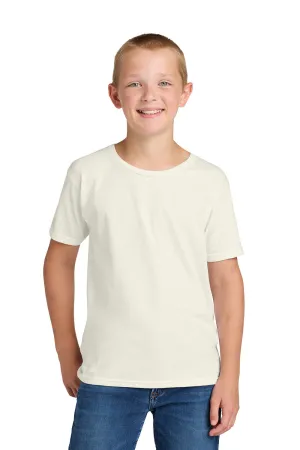 Jerzees Youth Classics Kurzarm Rundhals T-Shirt - Heather Süße Sahne