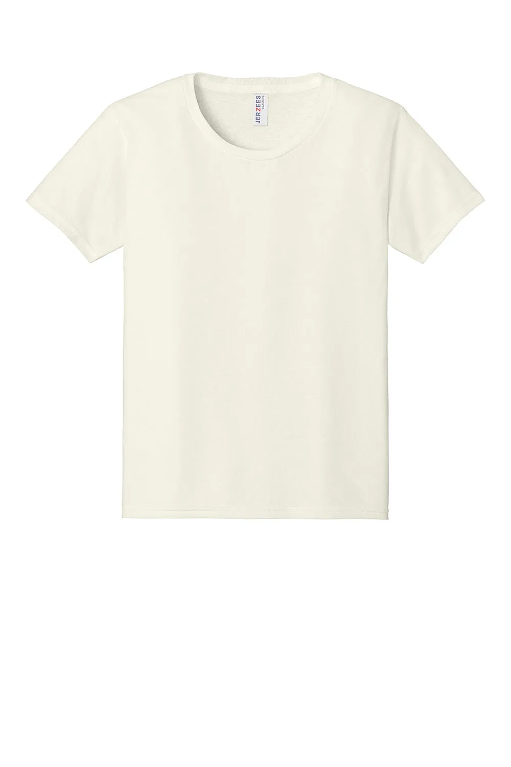 Jerzees Youth Classics Kurzarm Rundhals T-Shirt - Heather Süße Sahne