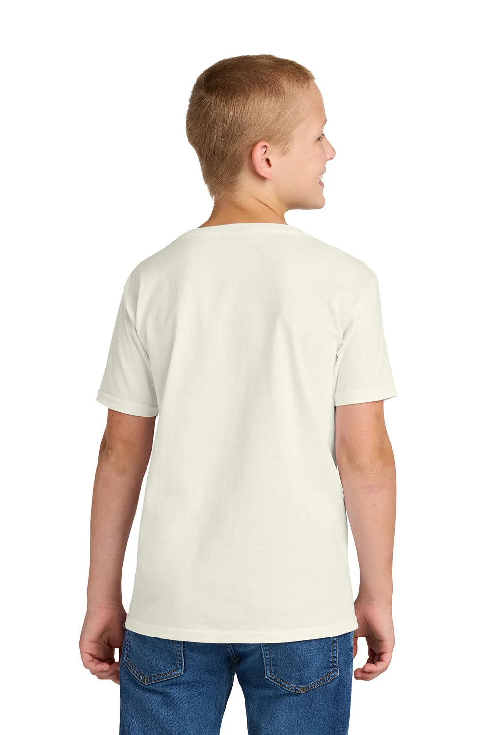 Jerzees Youth Classics Kurzarm Rundhals T-Shirt - Heather Süße Sahne