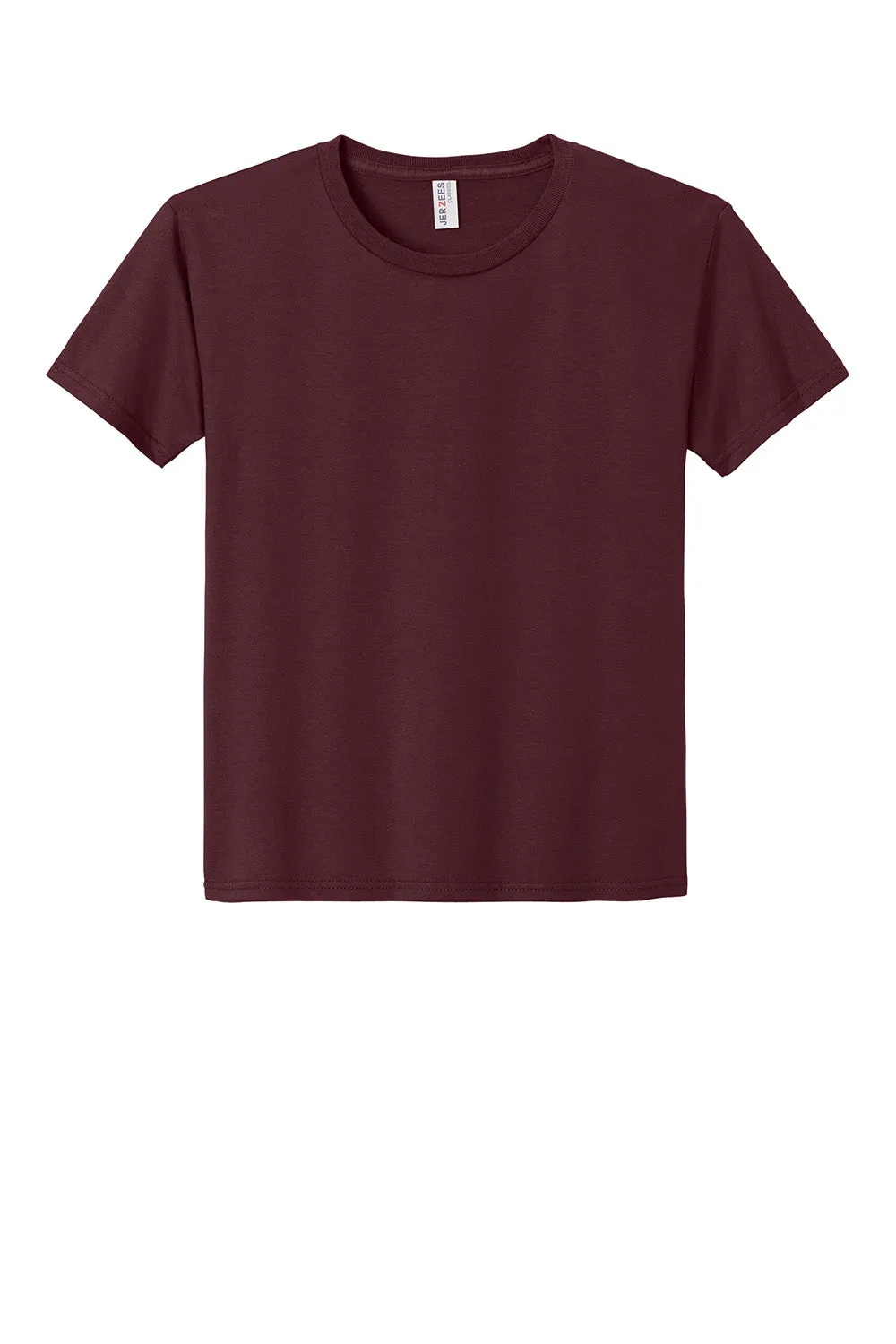 Jerzees Youth Classics Kurzarm-Rundhals-T-Shirt - Kastanienbraun