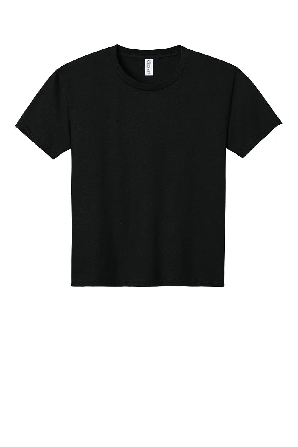 Jerzees Youth Ultimate Kurzarm-Rundhals-T-Shirt - Schwarz