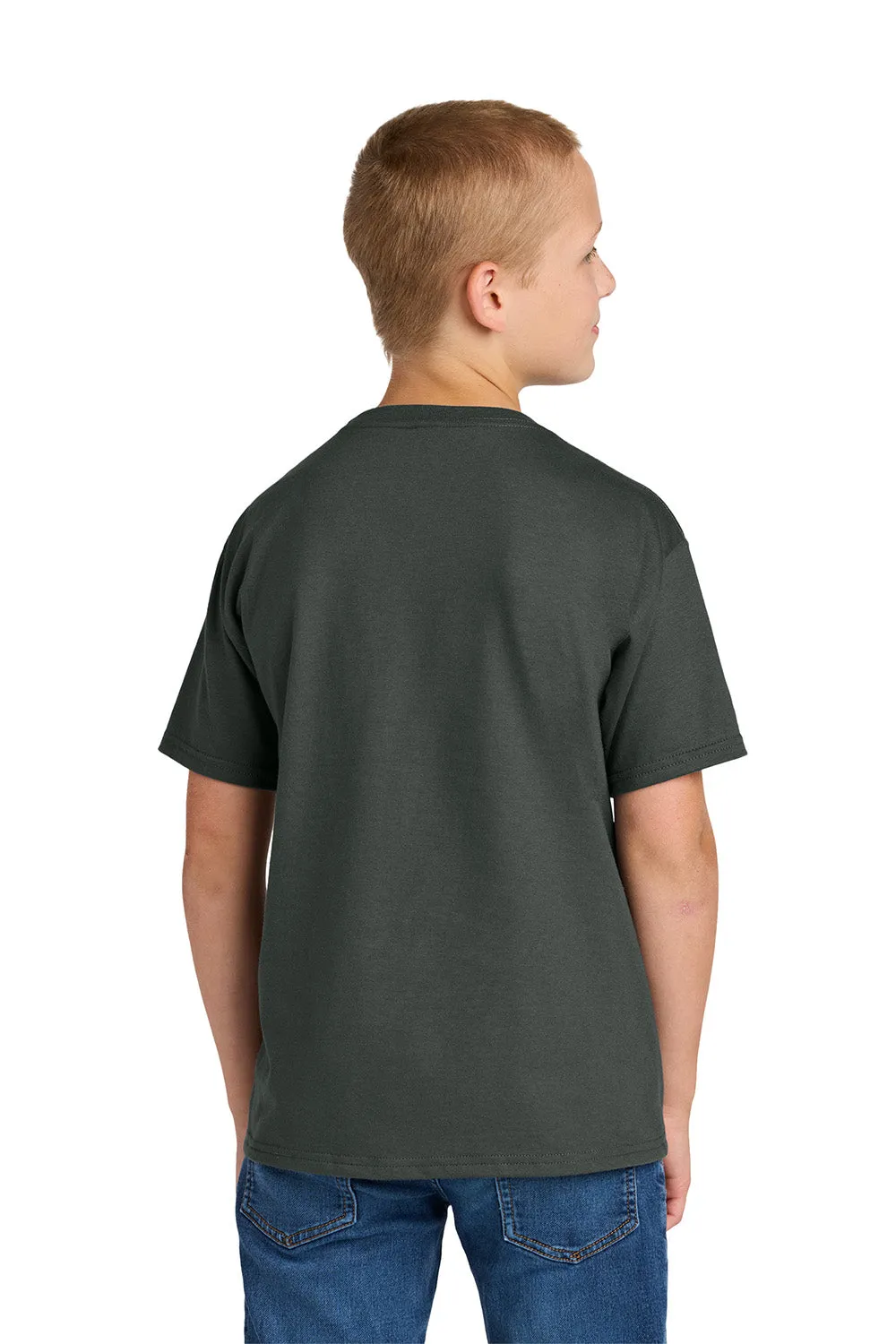 Jerzees Youth Ultimate Kurzarm-Rundhals-T-Shirt - Anthrazitgrau