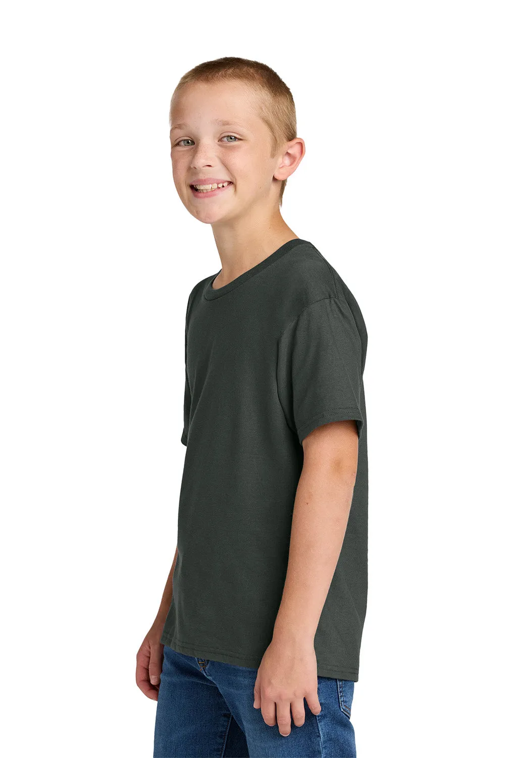 Jerzees Youth Ultimate Kurzarm-Rundhals-T-Shirt - Anthrazitgrau