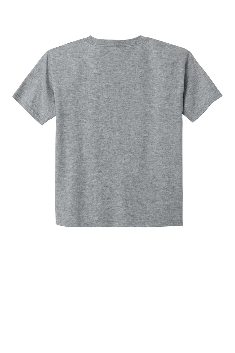 Jerzees Youth Ultimate Kurzarm Rundhals T-Shirt - Meliertes Grau