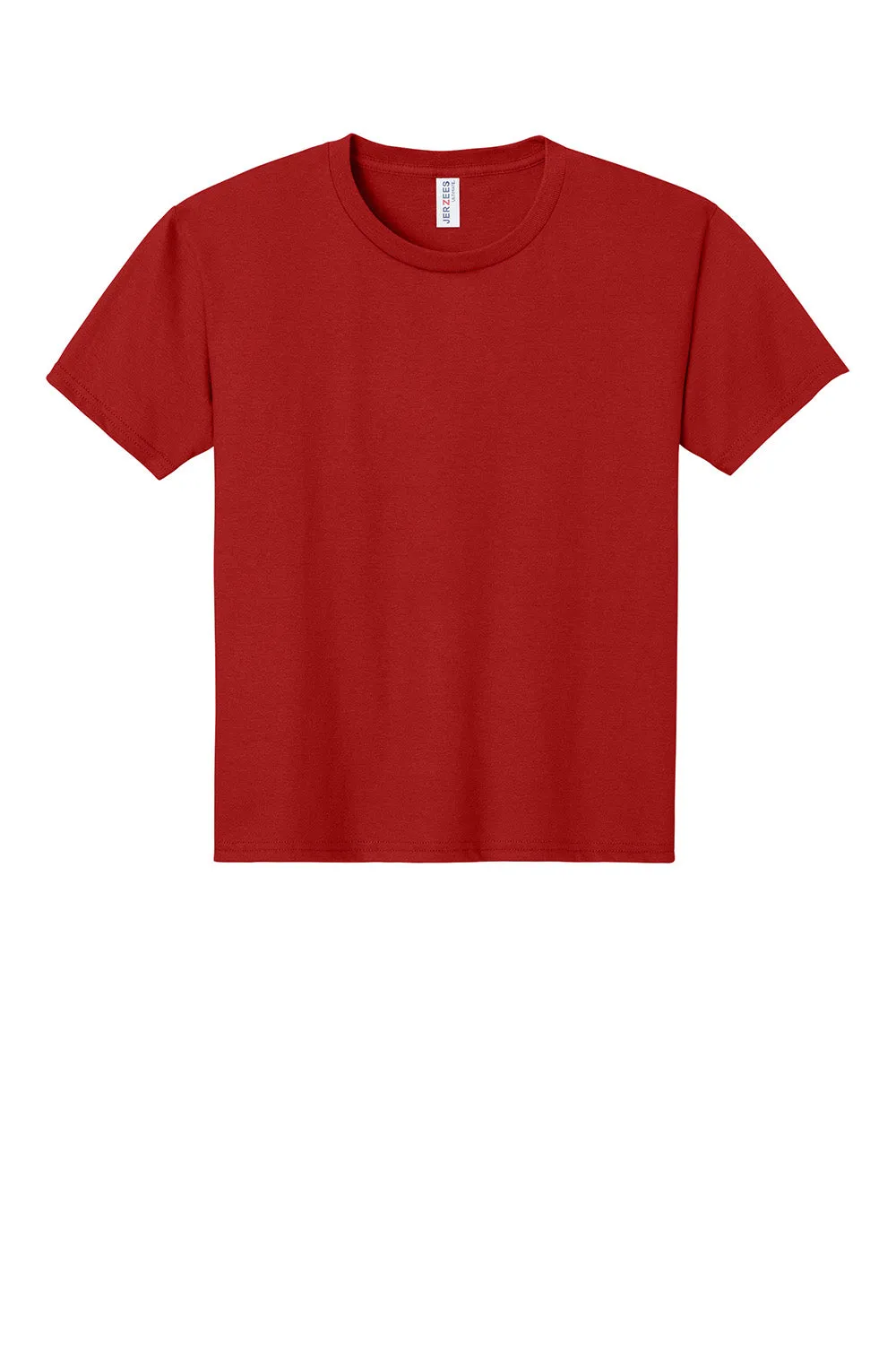 Jerzees Youth Ultimate Kurzarm-Rundhals-T-Shirt - Echtes Rot
