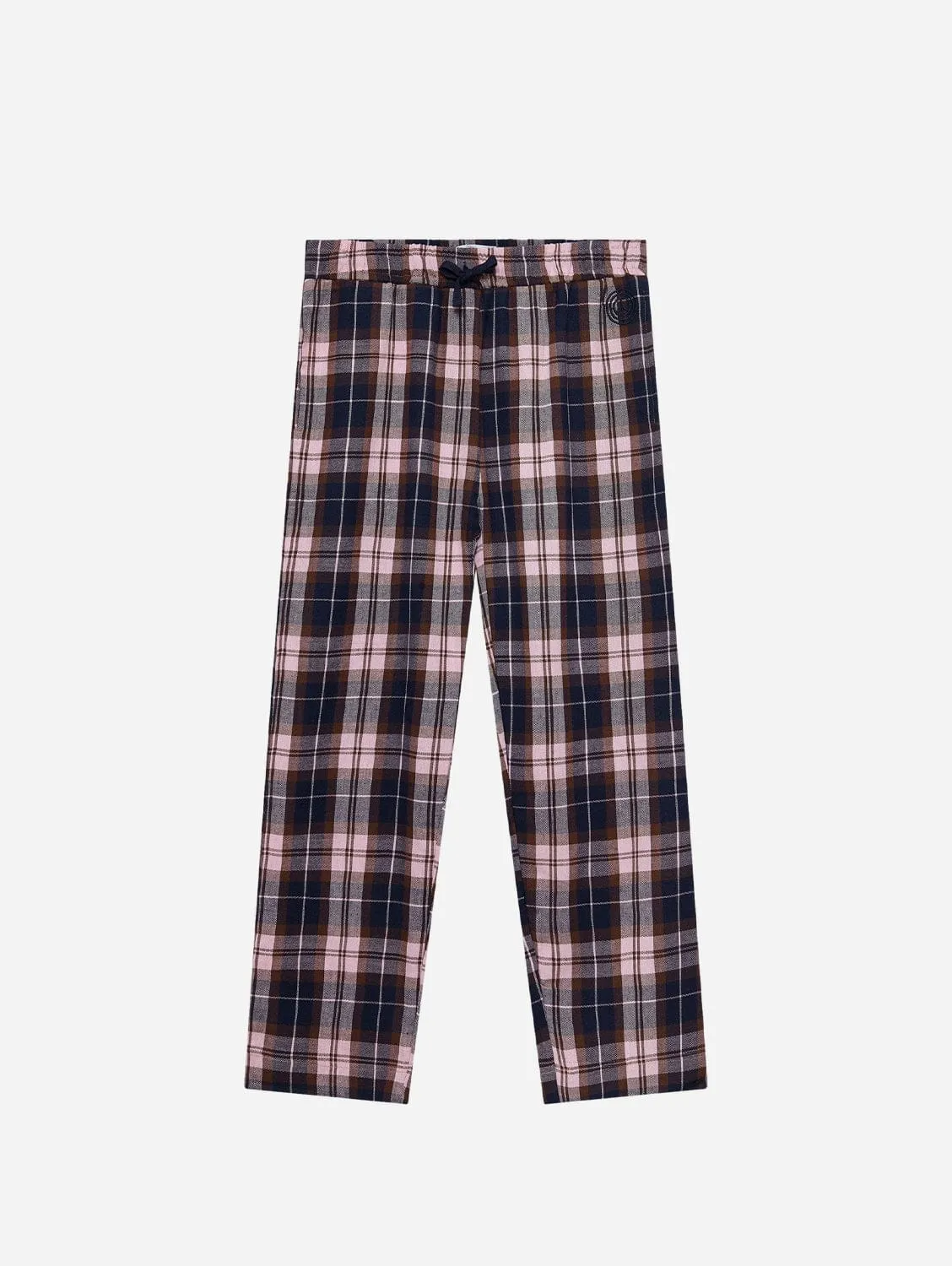 Jim Jam Damen Bio-Baumwoll-Pyjama-Hose in Staubigem Lila | GOTS-zertifiziert