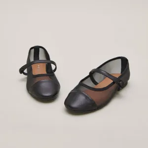Jonak Damenschuhe 264 - Dala Leder/Mesh Schwarz-Schwarz