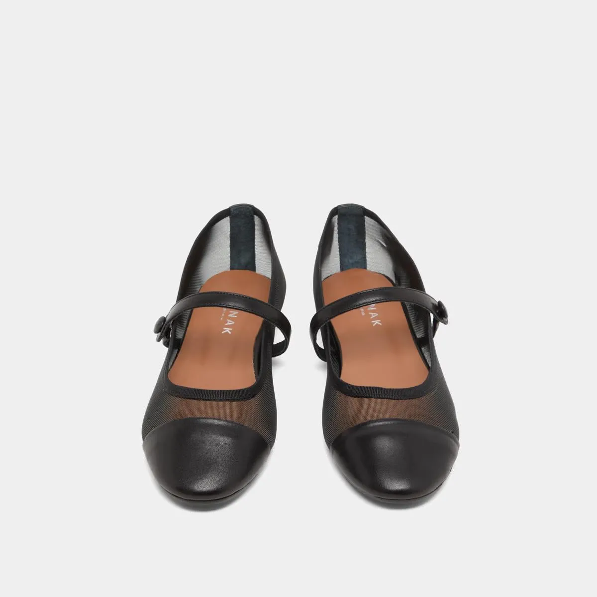 Jonak Damenschuhe 264 - Dala Leder/Mesh Schwarz-Schwarz