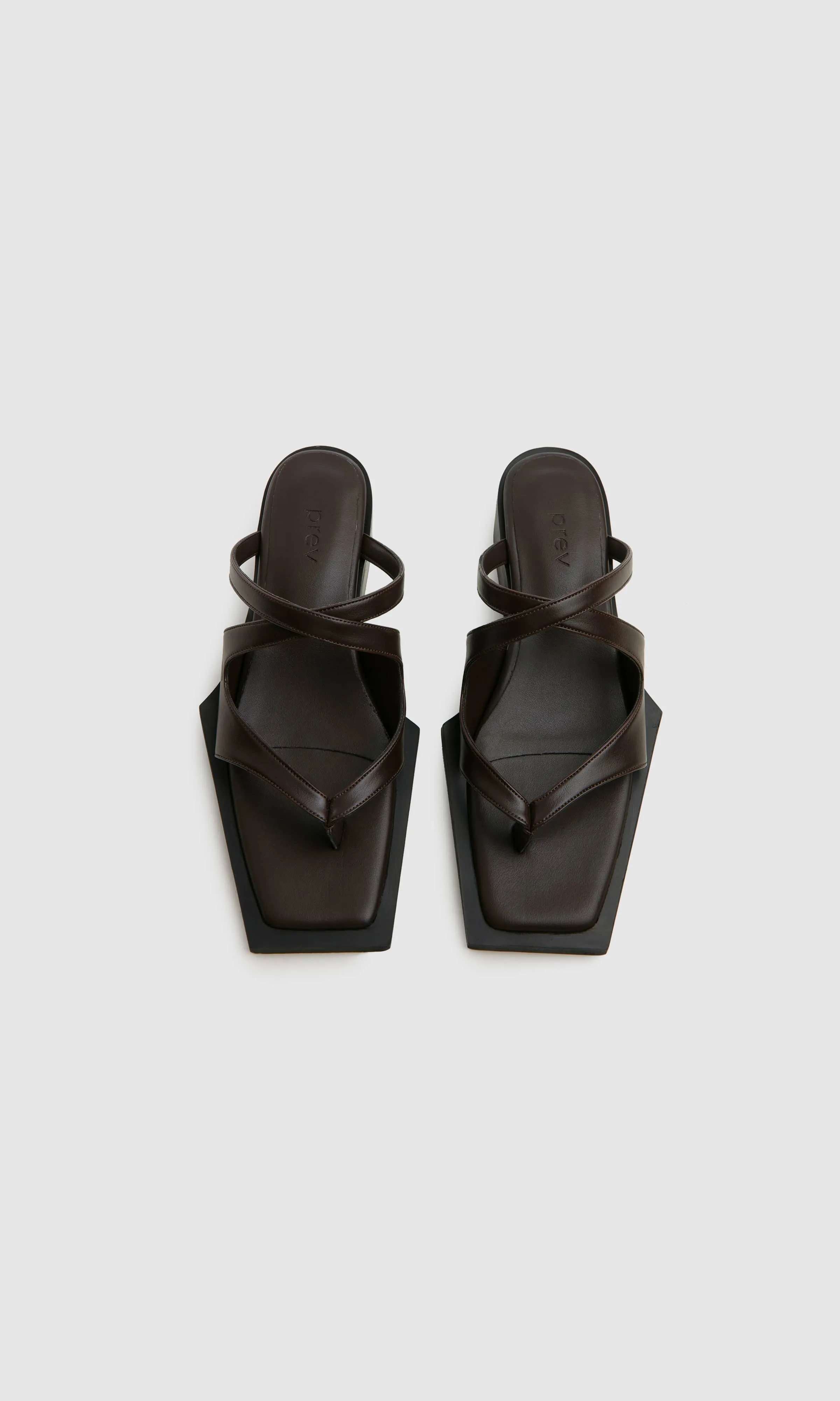 Karel Vegan Apple Leder Mules | Braun