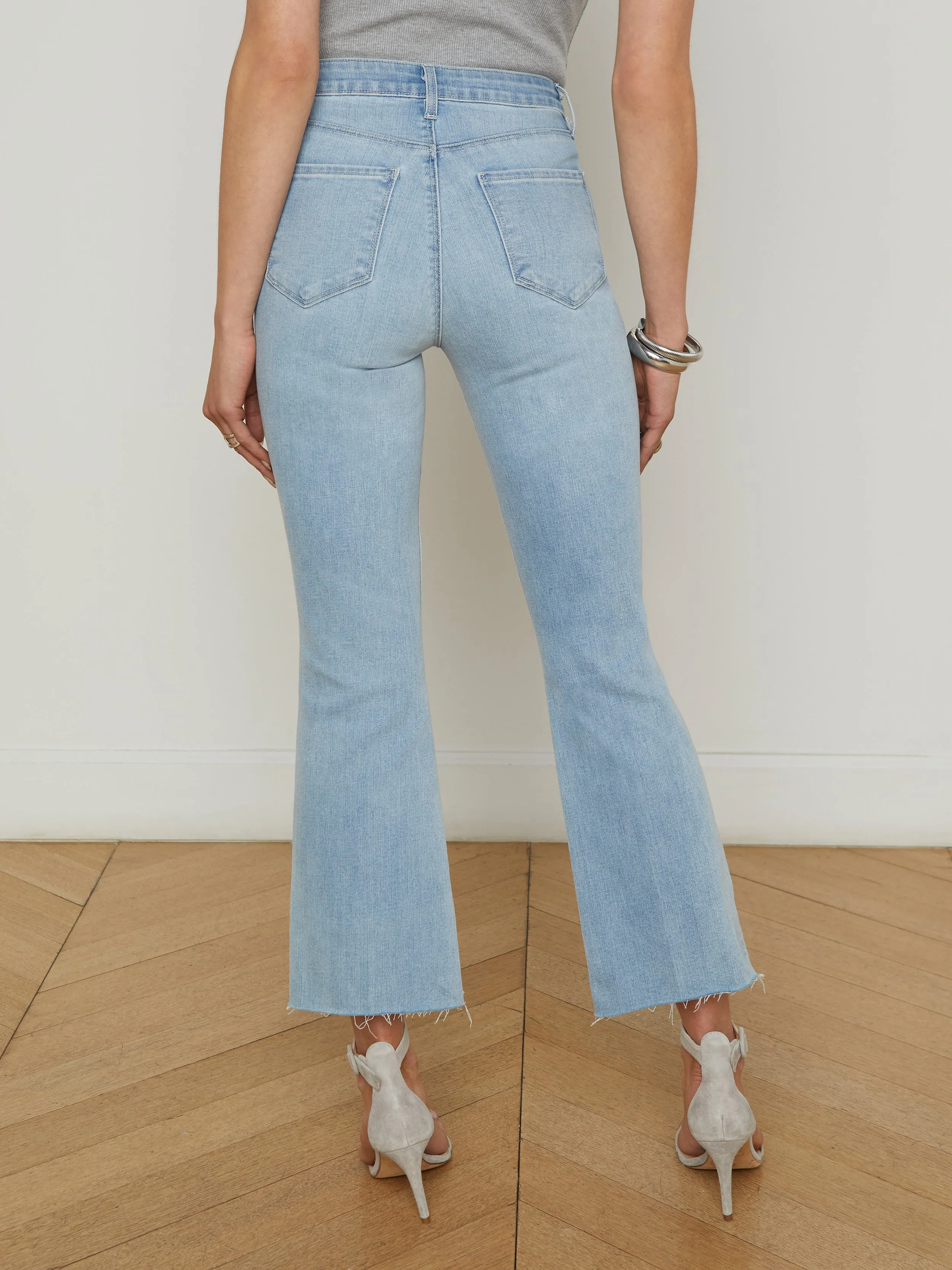 Kendra Cropped Flare Jeans