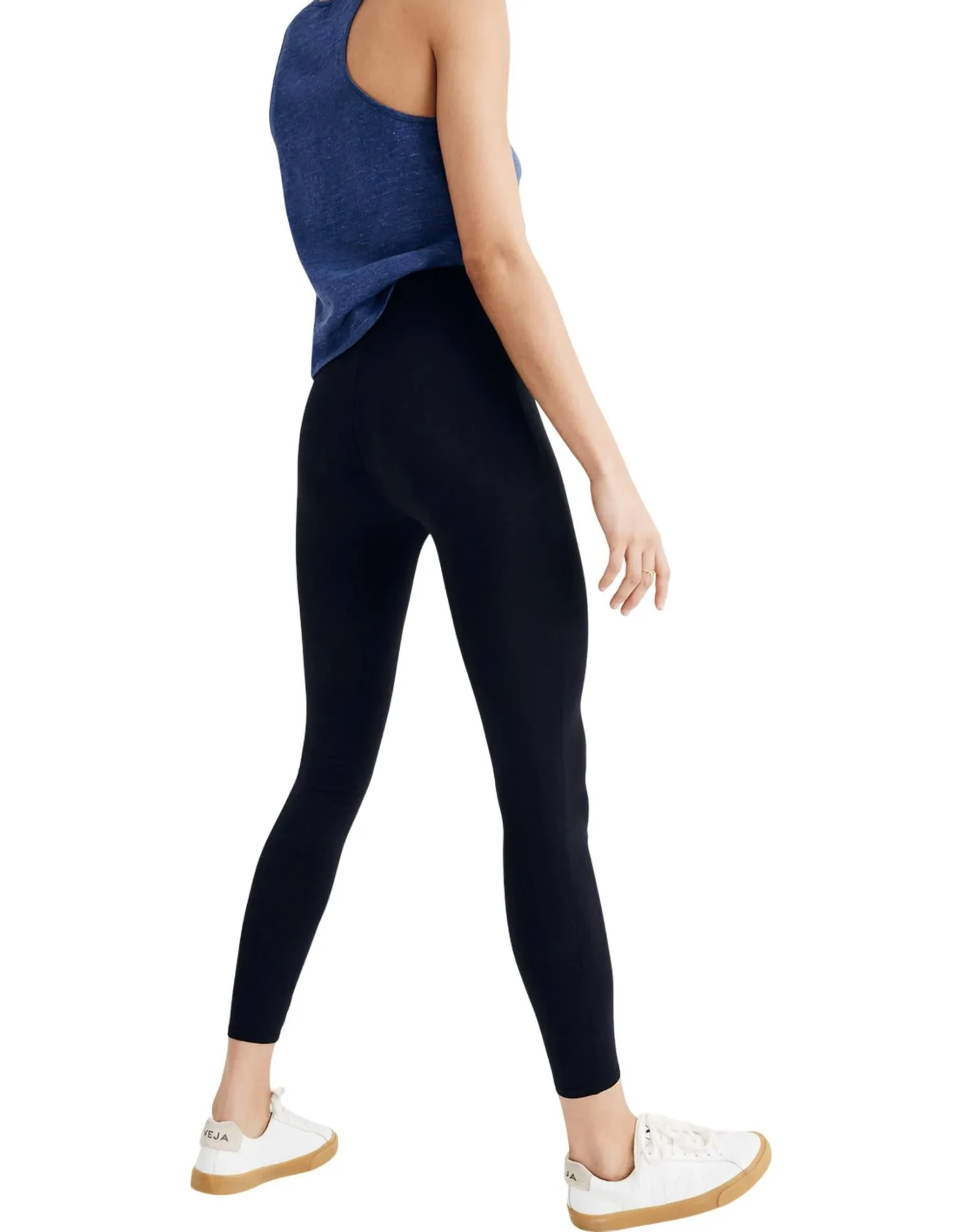 Hochgeschnittene Strick-Leggings mit 27