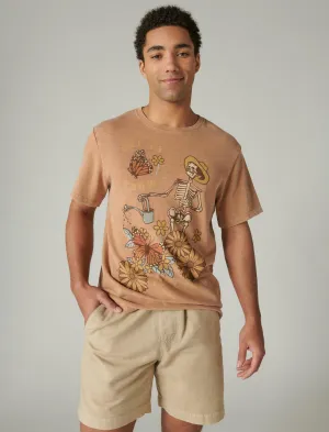 Lucky Brand Grow Together Skeleton T-Shirt Macchiato Lucky Brand