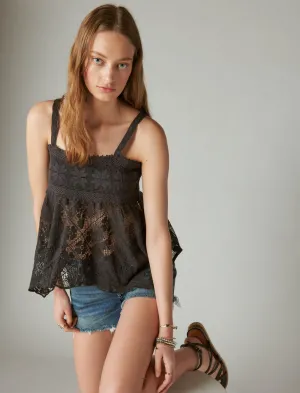 Lucky Brand Spitzen-Handtuch-Tanktop Raven Lucky Brand
