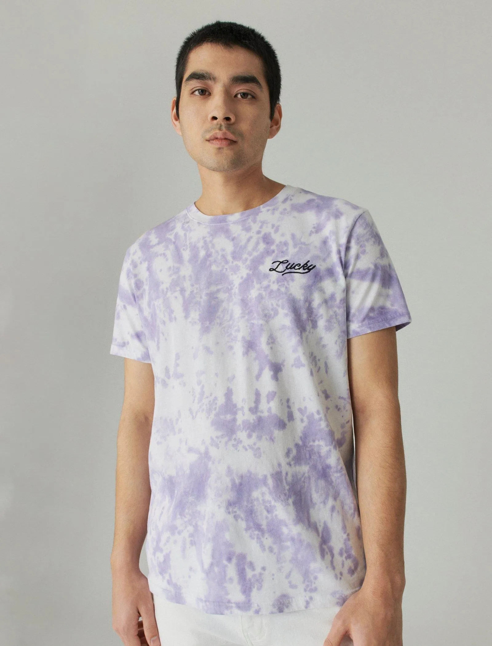 Lucky Brand Lucky Collection Tie Dye Grafik-T-Shirt Multi Lucky Brand