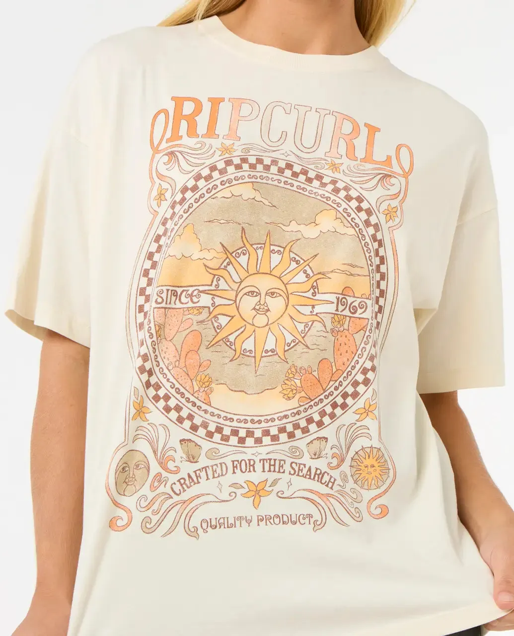 Luna Heritage T-Shirt in Beige