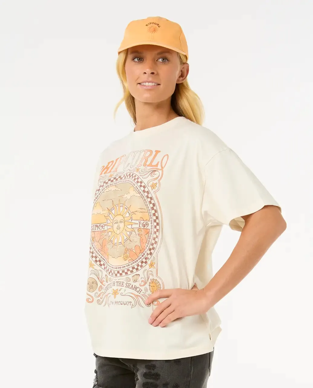 Luna Heritage T-Shirt in Beige