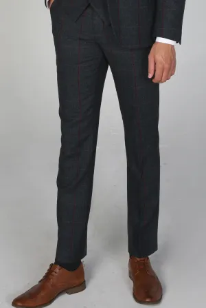 Madrid Check Tweed Hose