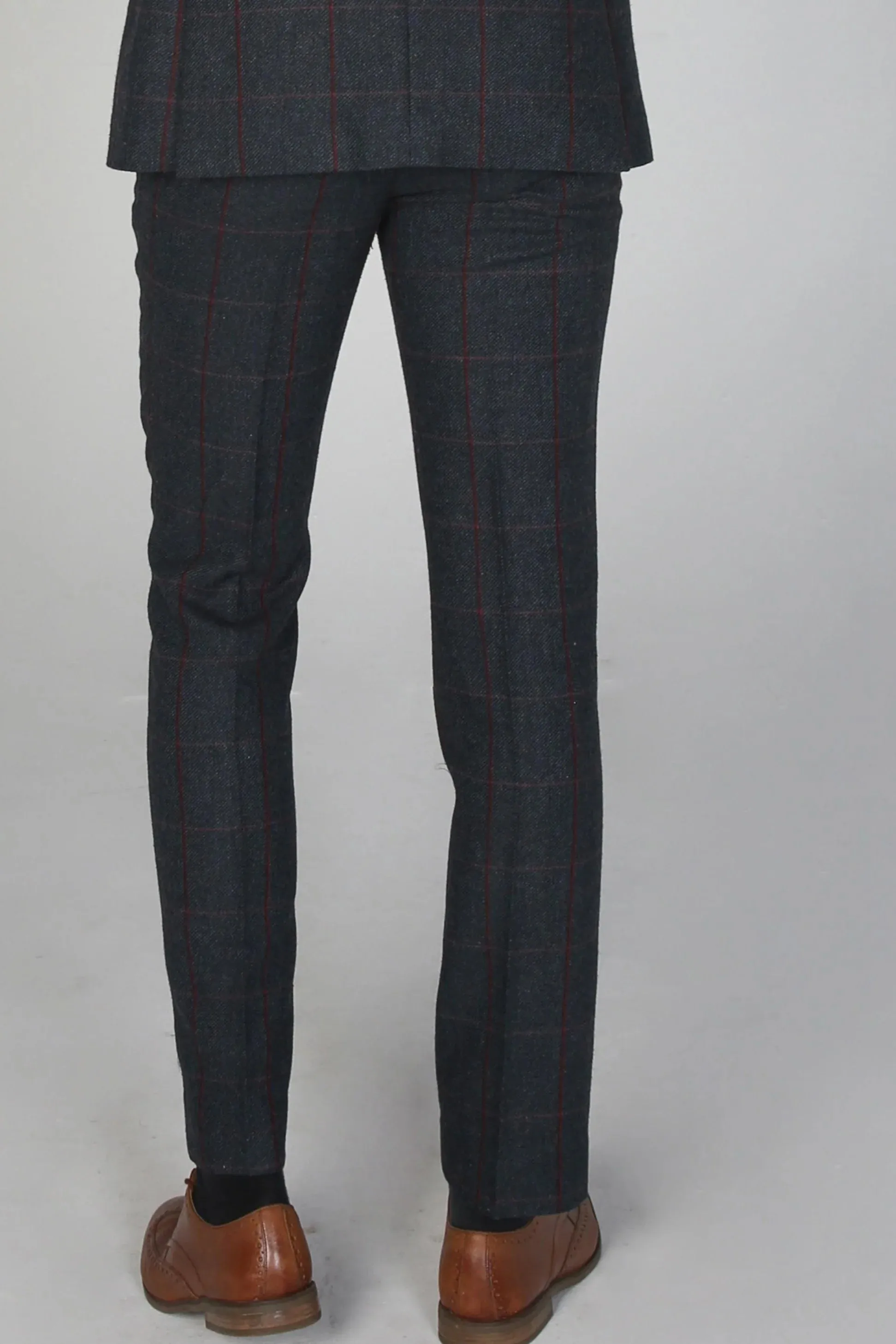 Madrid Check Tweed Hose