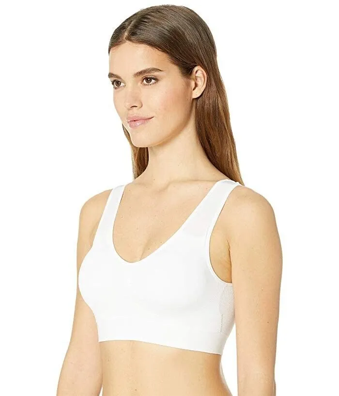 Magic Bodyfashion Sport-BH Damen Größe M Weiß Dehnbares Performance-Modell FZP028