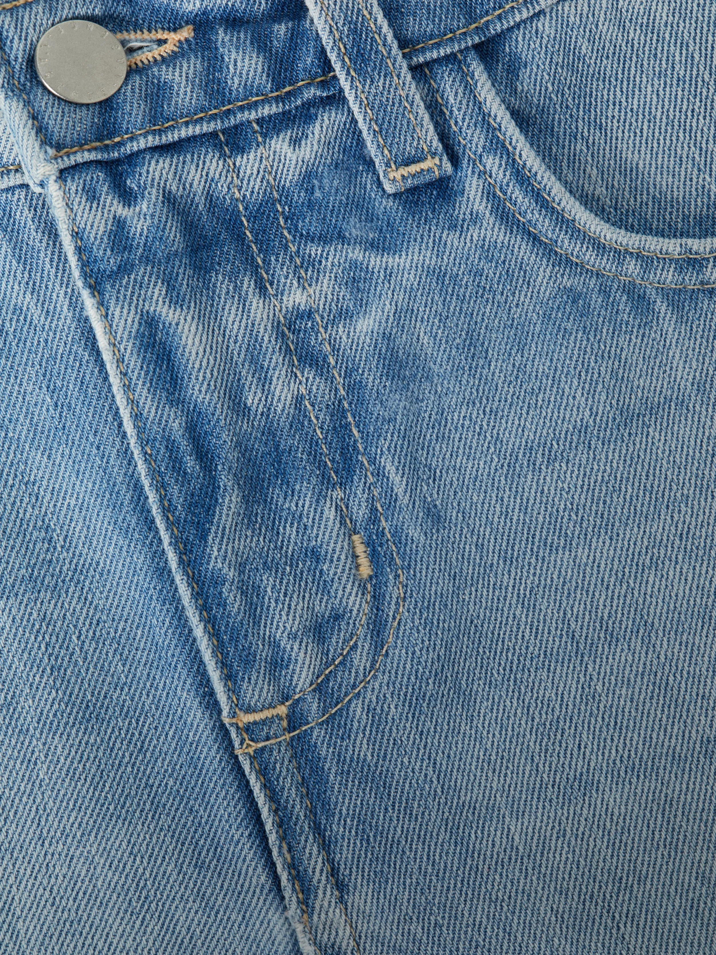Maribel Jeans mit Bund und geradem Bein