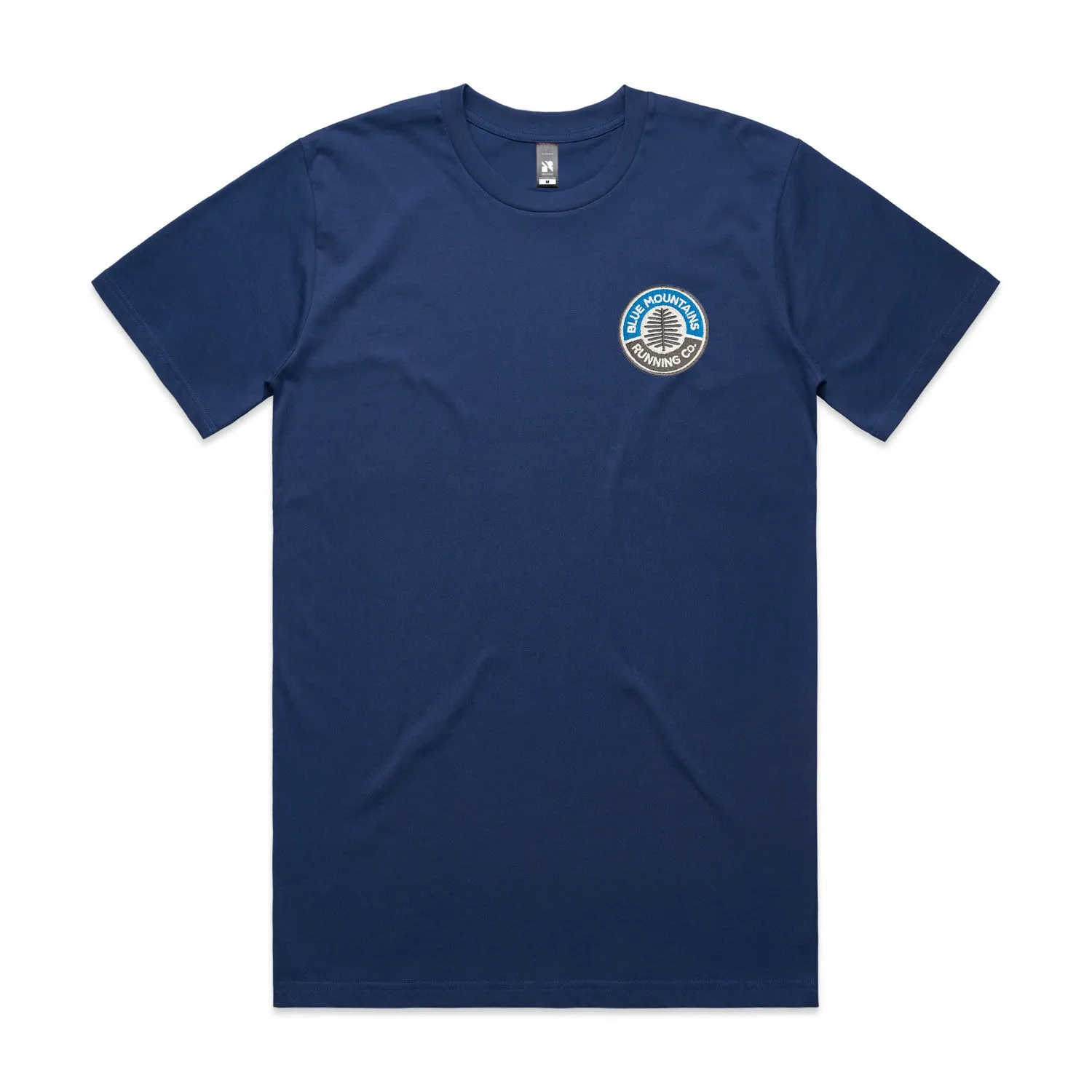 Herren Blue Mountains Lauf-Shirt mit Stickerei