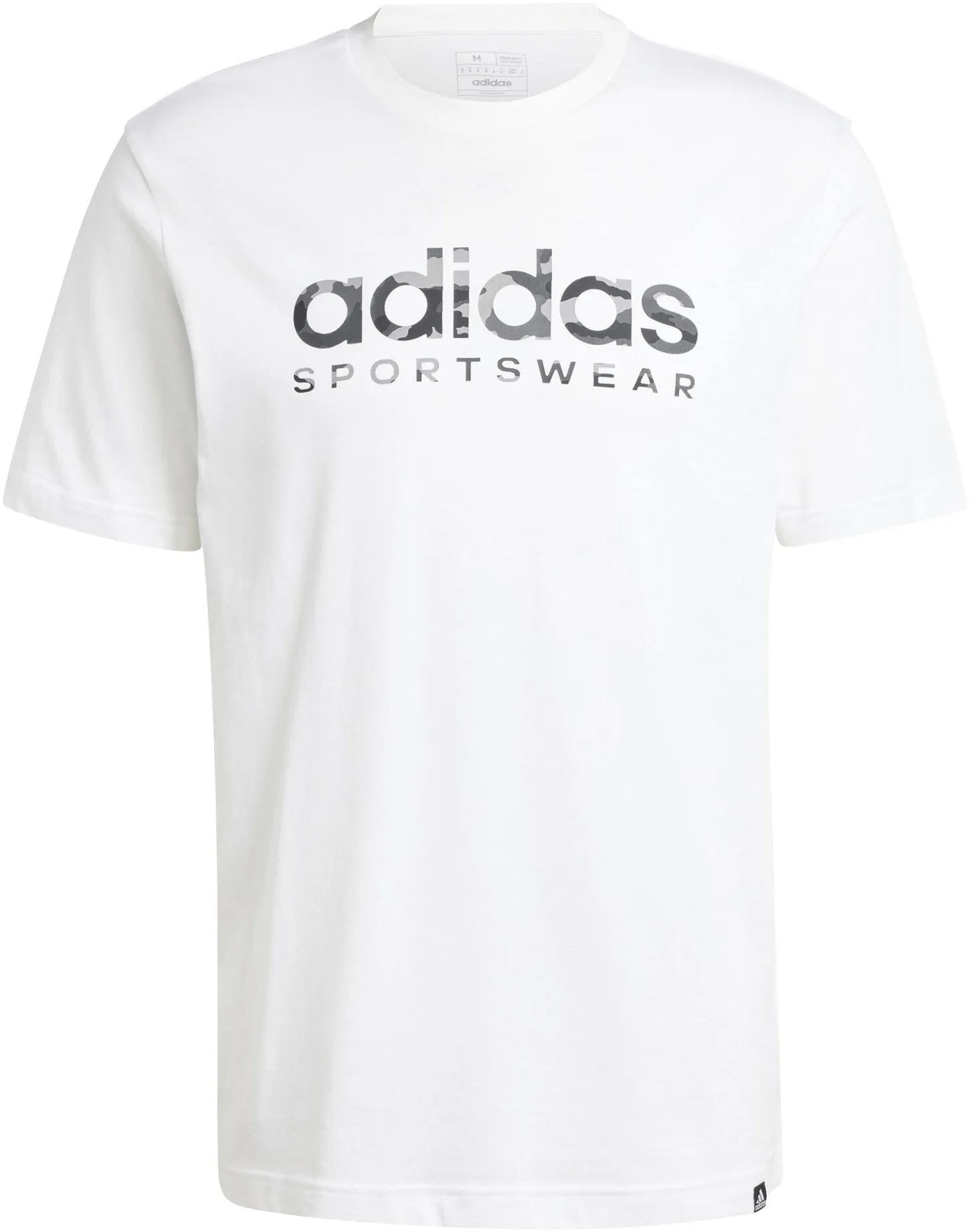 Herren Camouflage Lineares Grafik T-Shirt