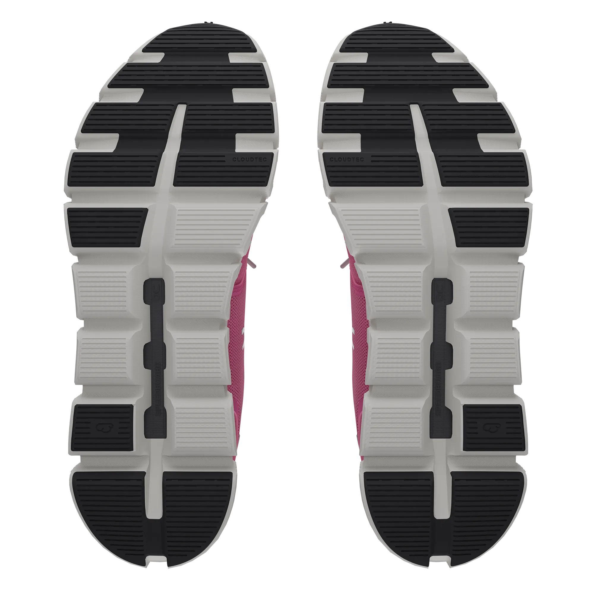Herren Chubbies auf Damen Cloud 6 Schuhen - Himbeere / Weiß