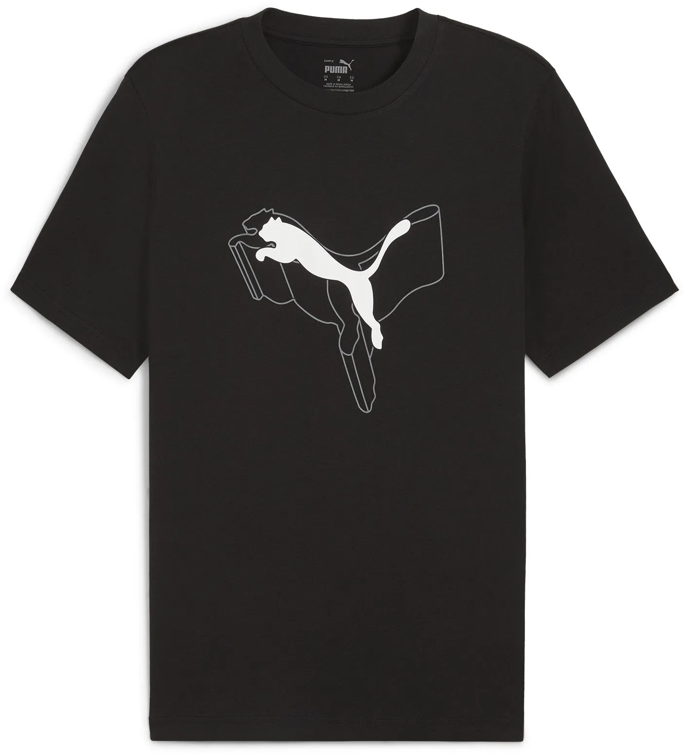 Herren Ess  Logo Lab Katzen T-Shirt
