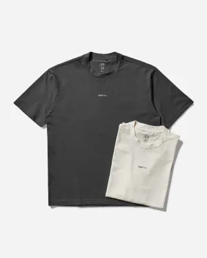 Herren F.G.L. 2er-Pack 1.0 T-Shirt Phantom / Schwarz