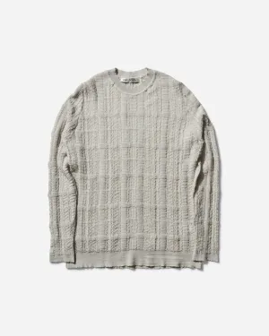 Herren Pullover mit Rundhalsausschnitt in Wolkengrau