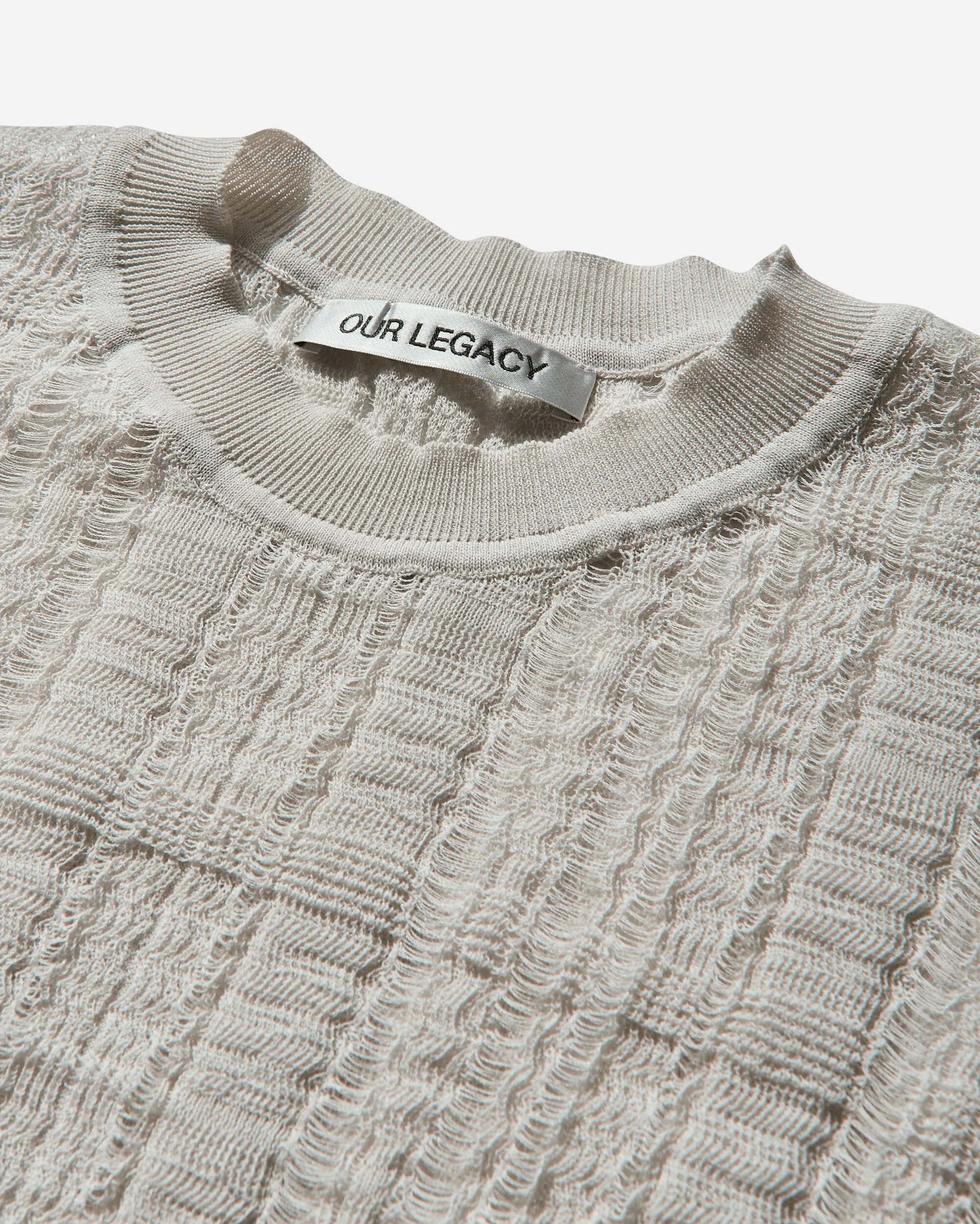 Herren Pullover mit Rundhalsausschnitt in Wolkengrau