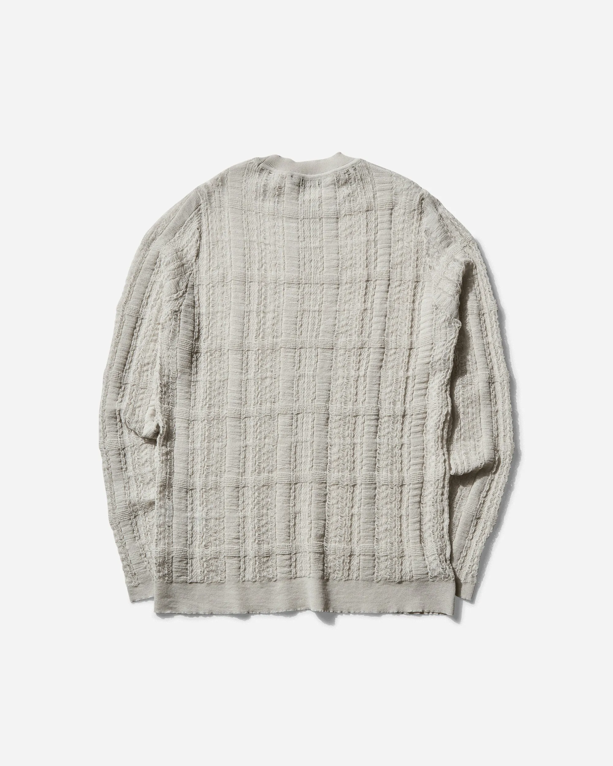 Herren Pullover mit Rundhalsausschnitt in Wolkengrau
