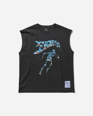 Herren MothTech Muskelshirt Gealtertes Schwarz